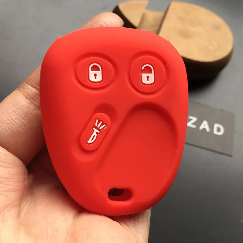 Силиконовый резиновый чехол для автомобильного ключа Chevrolet S10 Silverado Suburban Tahoe GMC Sierra