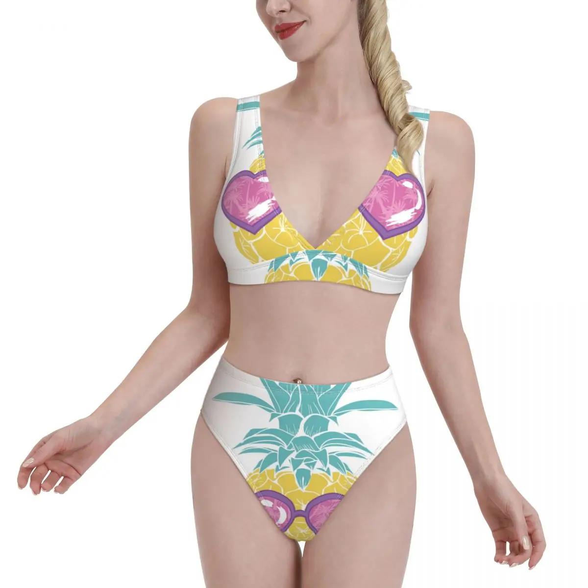 

Женский купальник, сексуальное бикини, новинка 2021, комплект бикини пуш-ап, купальный костюм, женская пляжная одежда, бикини, костюм из двух п...