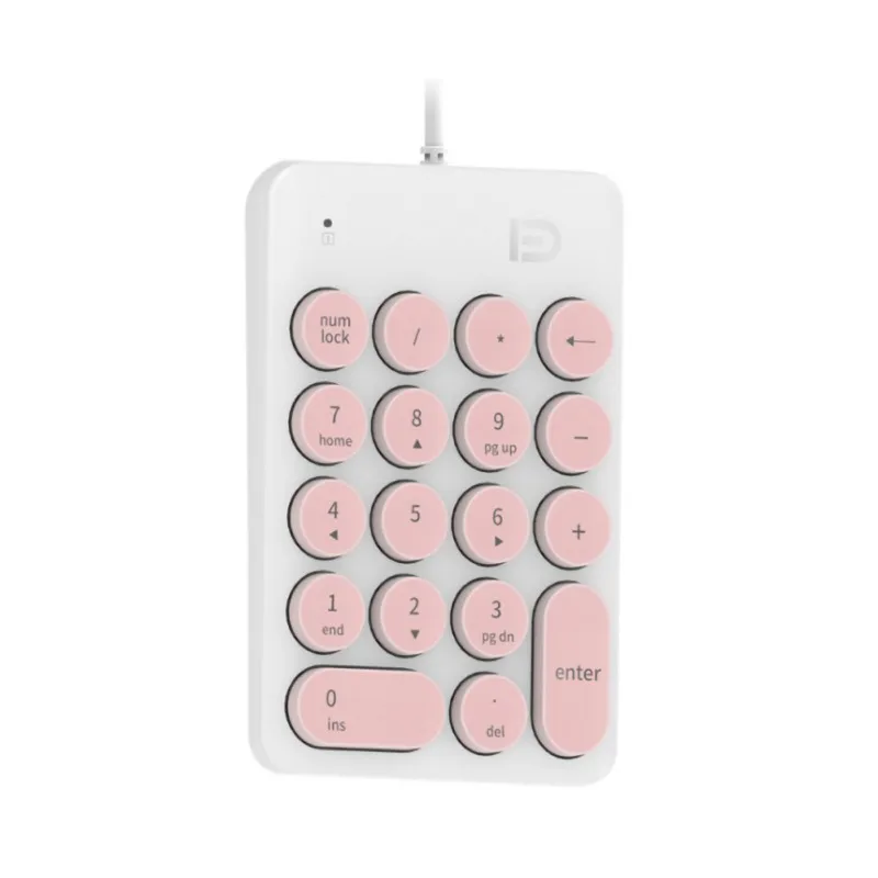 Тихий Мягкий сенсорный портативный цифровой клавиатуры 18 клавиш цифровая USB