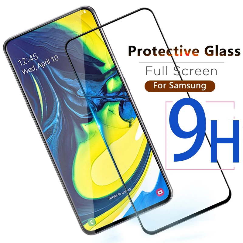 Закаленное стекло 9H для Samsung Galaxy A50 A30 M30 M40 M10 A10 A40 A7 2018 A750 прозрачная защитная
