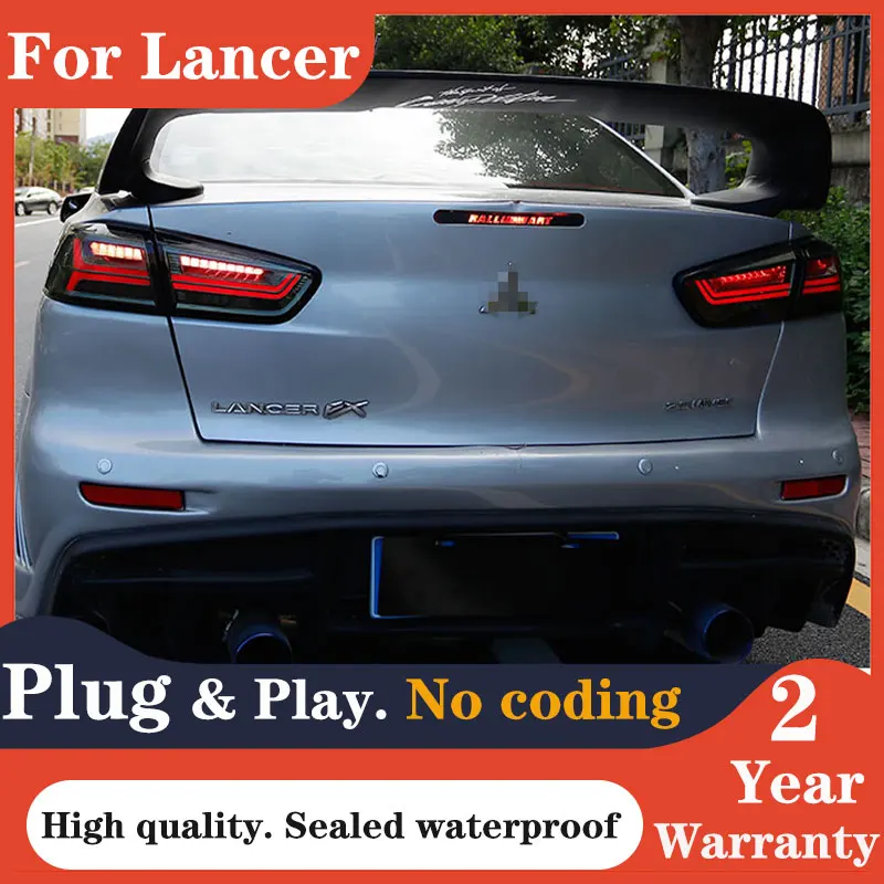 

Car Styling for Mitsubishi Lancer Tail Lights 2008-2017 Lancer EX LED Tail Lamp DRL Signal Brake Reverse auto Accessories