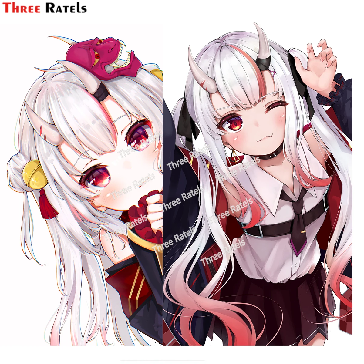 

Three Ratels H178 Nakiri Ayame Hololive Stickers And Decals For Girls Room Wall Decoration Vinyl Material