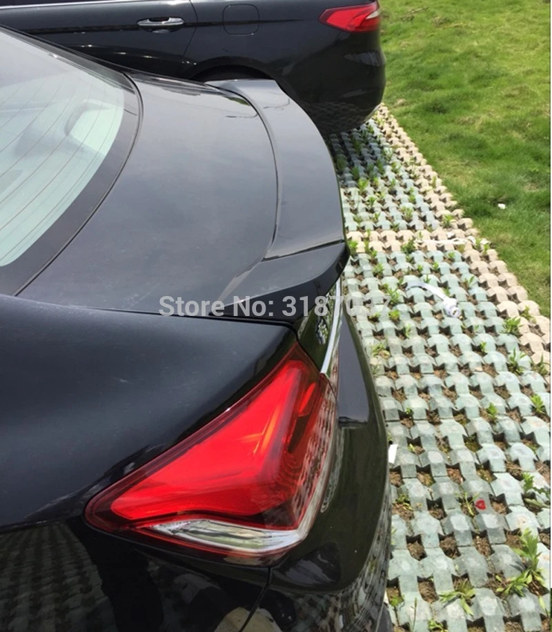 Спойлер для Honda Civic 2014-2015 Пластиковая Задняя Крышка багажника из АБС-пластика