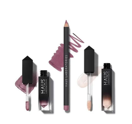 HAUS OF ROSE BTCH Beauty by Lady Gaga мерцающий блеск для губ Ограниченная серия Рождественский эксклюзивный LE RIOT блеск для губ HAUS LABORATORIES праздничный набор - Цвет: HAUS OF ROSE BTCH