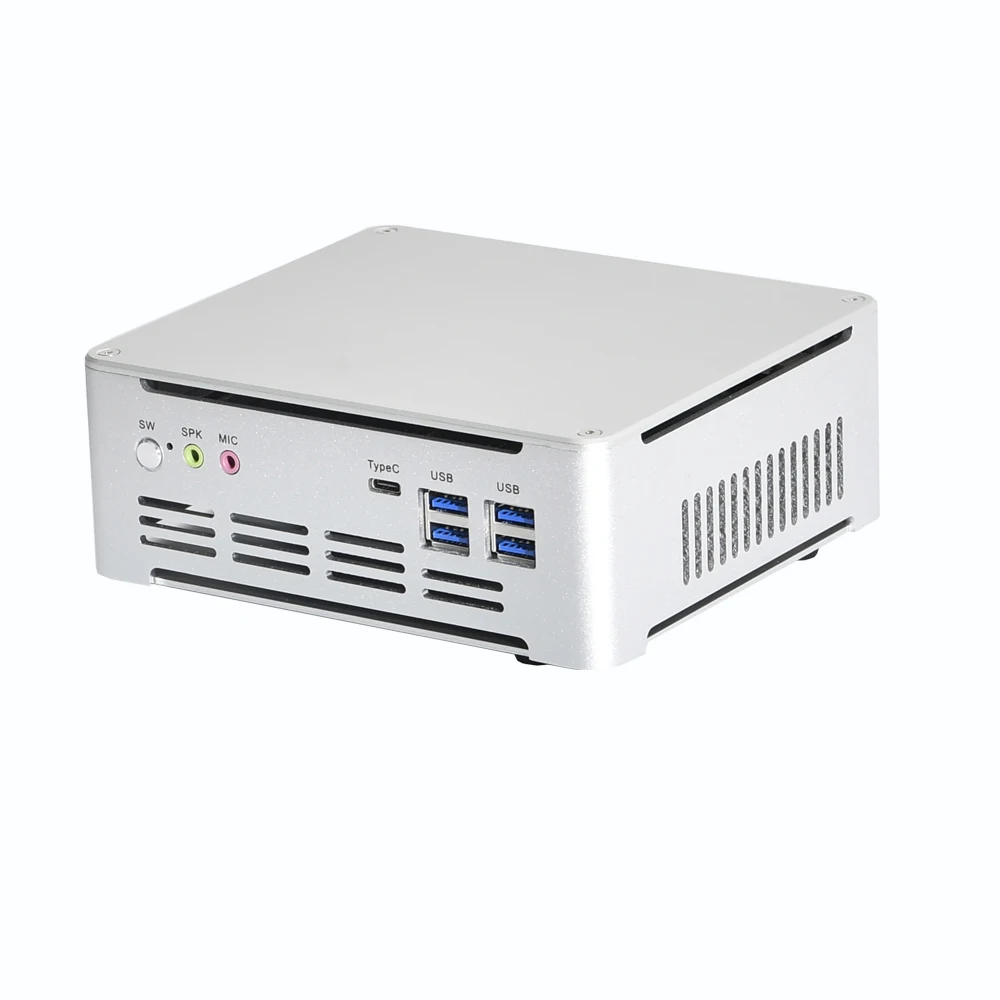 Verkauf Fan Kühlung Protable Mini Desktop PC Intel Core I7 8750H 7820HK DDR4 N.2 SSD Typ-C Büro Computer I5 7300HQ M.2 Wifi AC BT 4,0