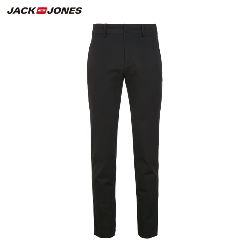 JackJones мужские Стрейчевые хлопковые облегающие повседневные штаны базовая