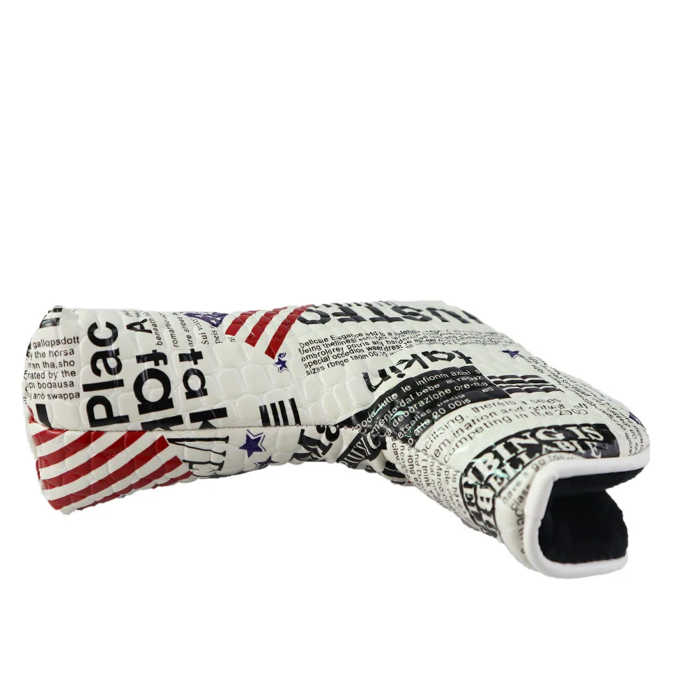 Чехол для клюшки гольфа с магнитной застежкой американским флагом из