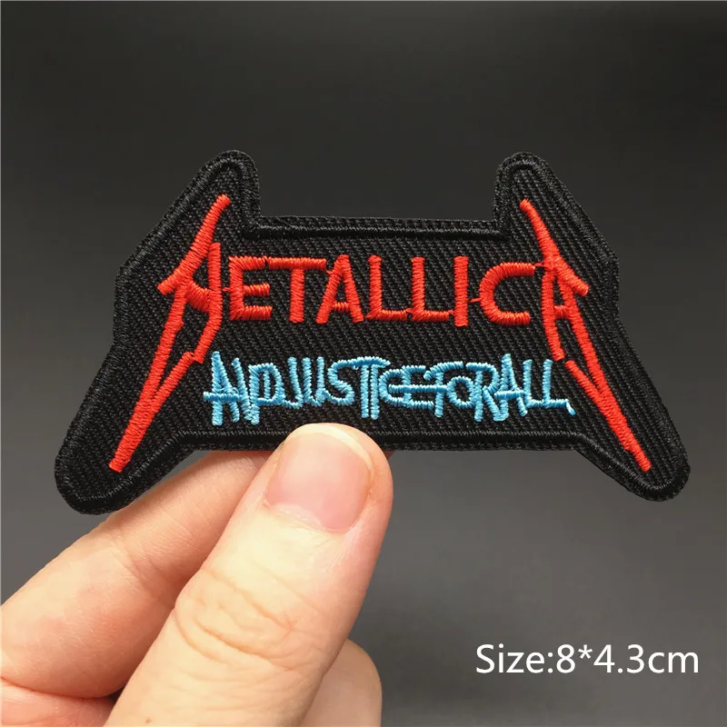 Шоколад Цвет Nirvana рок-группа нашивки значки Рик и Морти мультфильм Покемон нашивки металлическая полоса железные нашивки для детской одежды Appliues - Цвет: Шоколад Цвет
