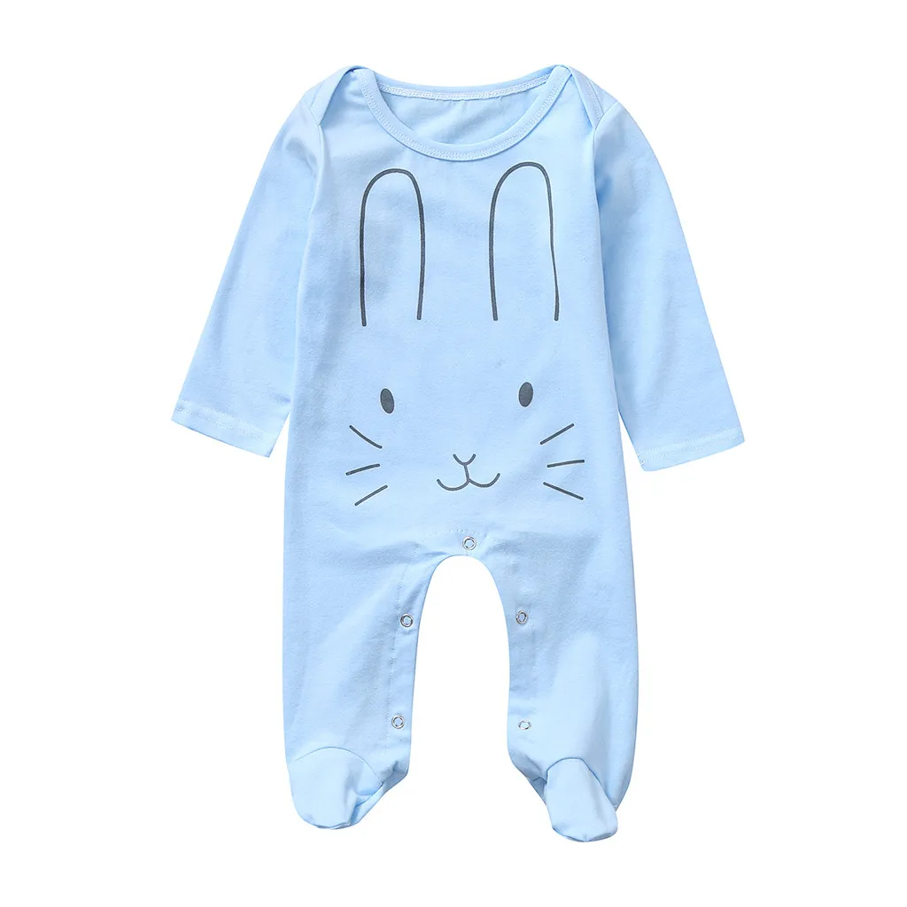 2020 Fashion Baby Clothes Cartoon Pullover Rompers New Born Full Sleeve Covered Button Boy Romper Dropshipping | Детская одежда и