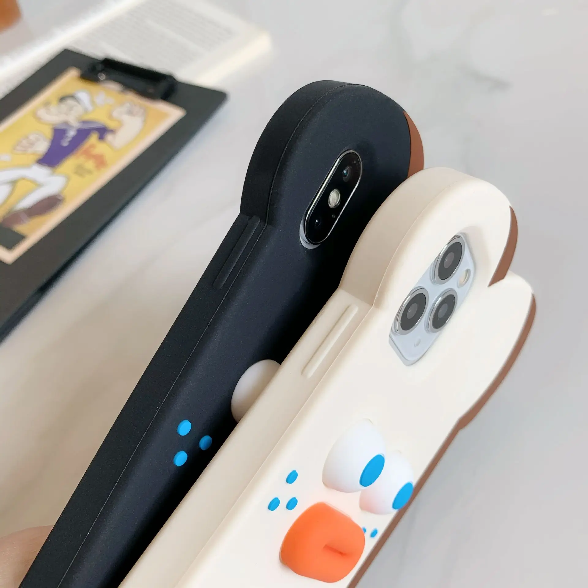 

3D Silicone Phone Case For iPhone 6 6S 7 8 Plus SE 2020 X XR XS Max 11 12 Pro Max Mini Fun and cute bread toast protective cover