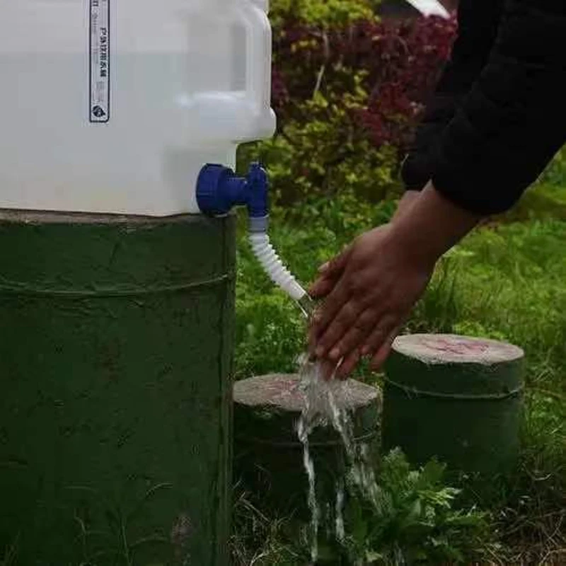 Вместительное уличное ведро для воды 10-18 л с краном портативные резервуары