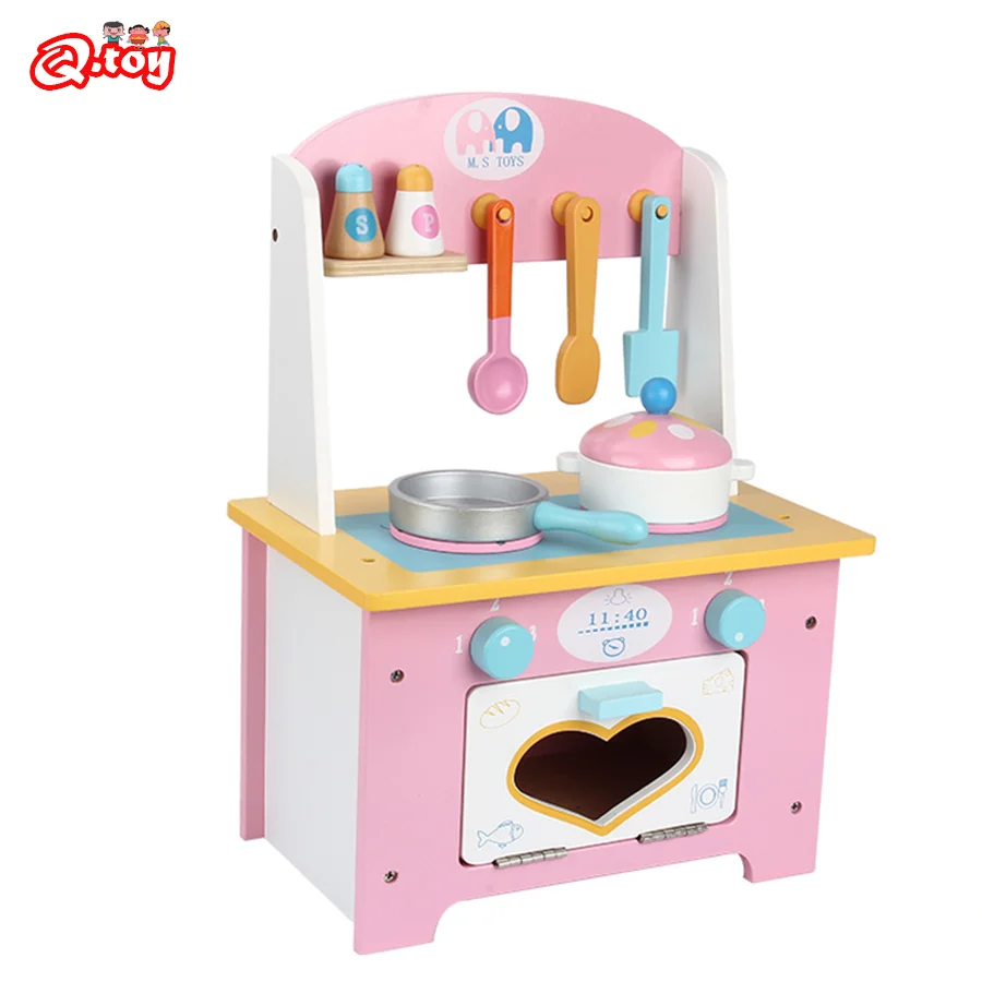 

Children Mini Cooker Kitchen Toys Simulation Food Pretend Play Role Playing Wooden Cooking Set Educational Toys for Kids
