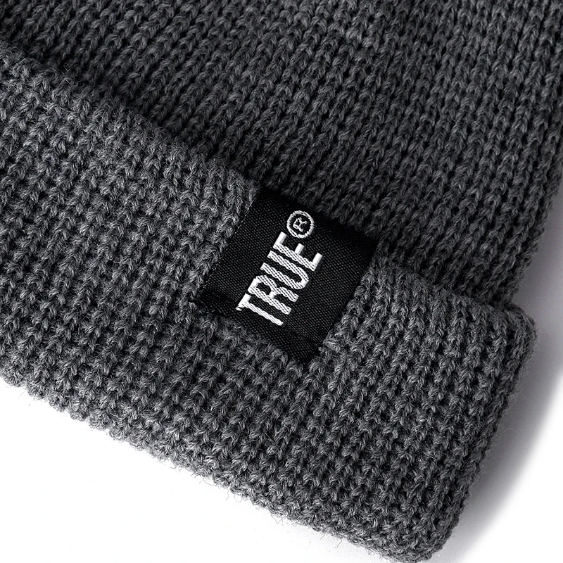 Letter True Unisex 10 Colors Sailor Fishermans Winter Beanie Hat Ribbed Knitted Melon Cap Solid Skullcap Baggy Retro Ski Hat images - 6