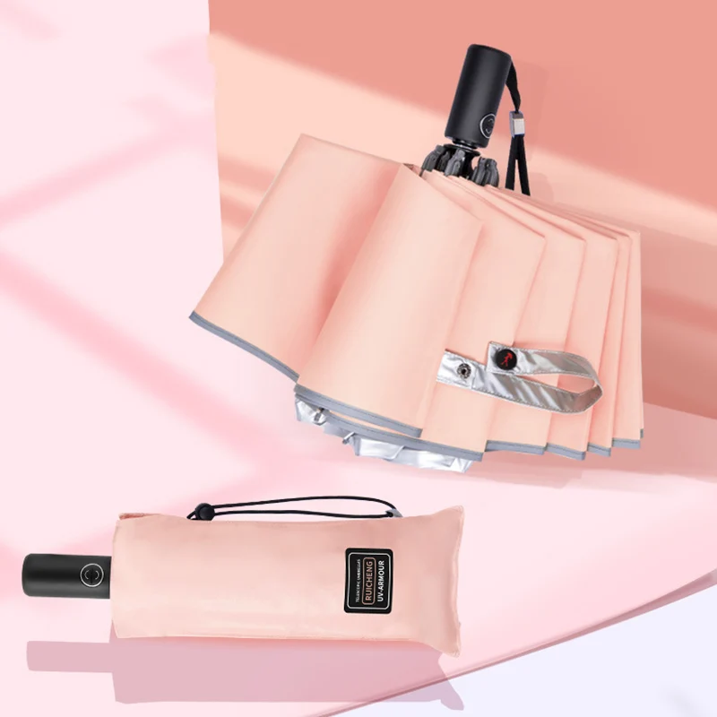 Новый автоматический зонт обратного сложения Алюминий сплав 10 кости очень