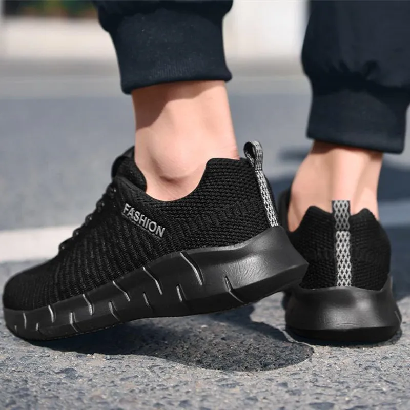 

Men Casual Shoes Classic Solid Color Soft Bottom Breathable Male Sneakers Lace Up Gym Athletic Big Size Running Shoes For Mens