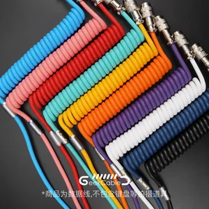 geekcable customized diy mechanical keyboard cable super elastic series entry modle multiple colorway 6mm thickness free global shipping