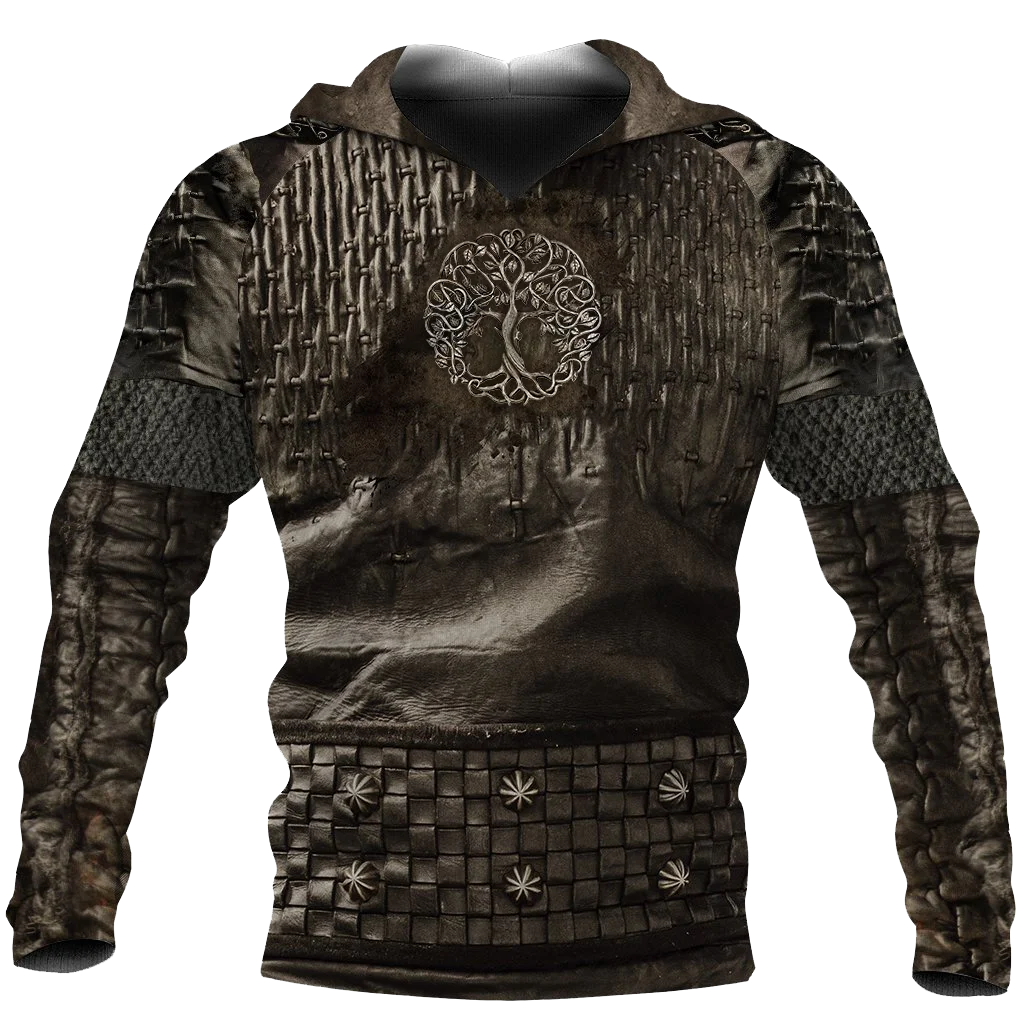 

Irish Armor Knight Warrior Chainmai Hoodie 3D All Over Printed For Men/Women Spring/Autumn Casual Pullover Zip Hoodie Streetwear