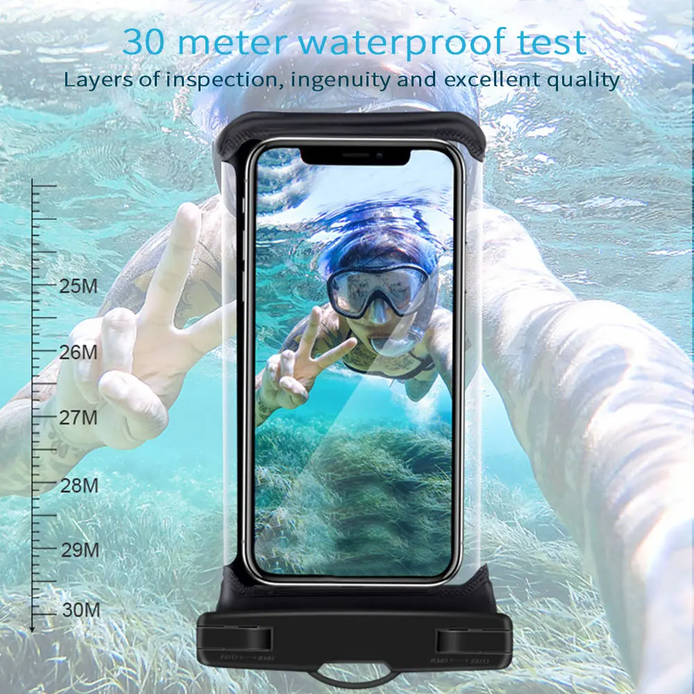 Универсальный Водонепроницаемый Чехол KISSCASE IPX8 для iPhone 11 Pro XS X 8 Plus Samsung S10 S9 S8