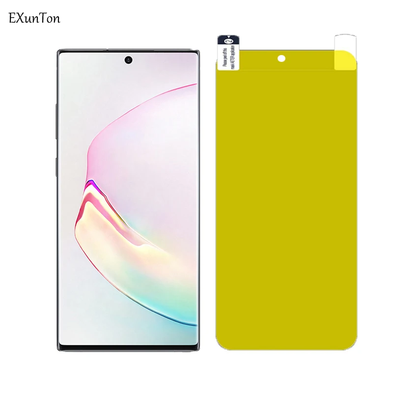 3D полное покрытие Мягкий ТПУ протектор экрана для Samsung S10 Plus Защитная пленка Galaxy