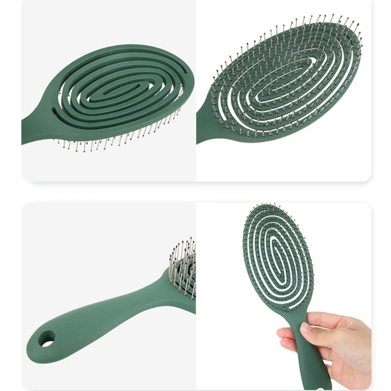 Щетки для массажа кожи головы ажурные влажные сухие раскладные массажные