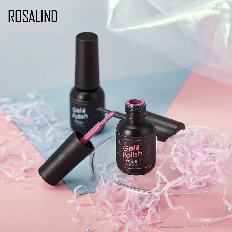 ROSALIND Гель-лак для ногтей отмачиваемый Полупостоянный 8 мл все маникюра