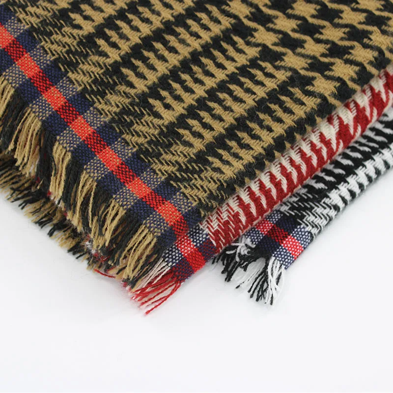 

Fashion Plaid Winter Women Scarf Wraps Designer Warm Infinity Scarves Shawls Men Pashmina Scarf Thickened Lady Neck Ring Scarfs