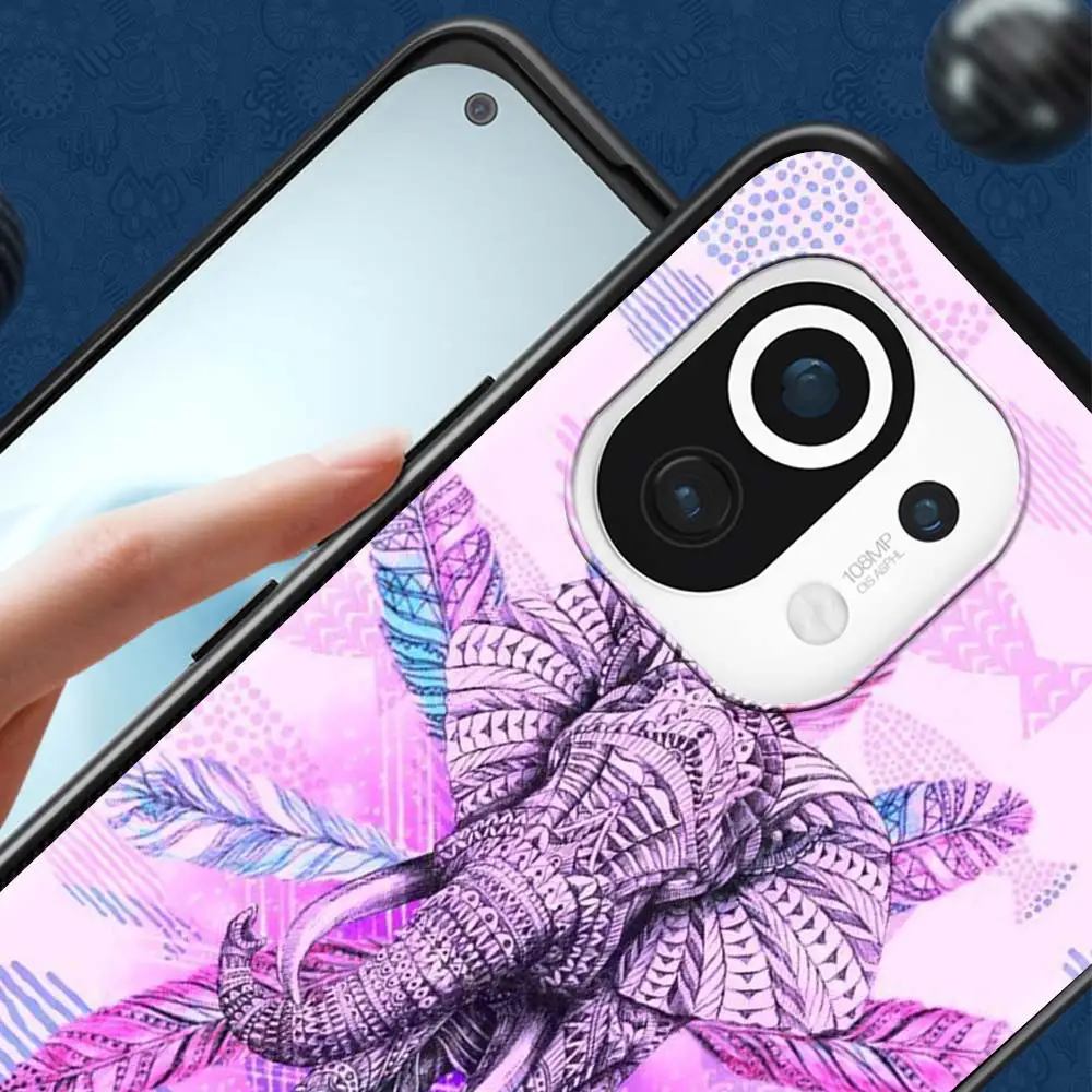 cute dumbo elephant case for xiaomi mi poco x3 nfc m3 f3 11 10t pro black phone 9t 11t note 10lite celular antiscratch cover free global shipping