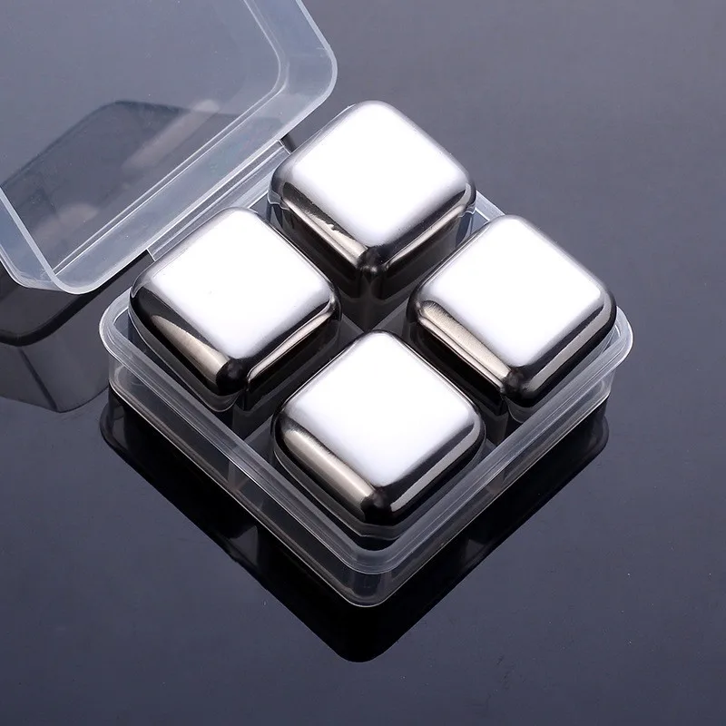 Многоразовый бар охладитель для виски из нержавеющей стали кубики льда пива и