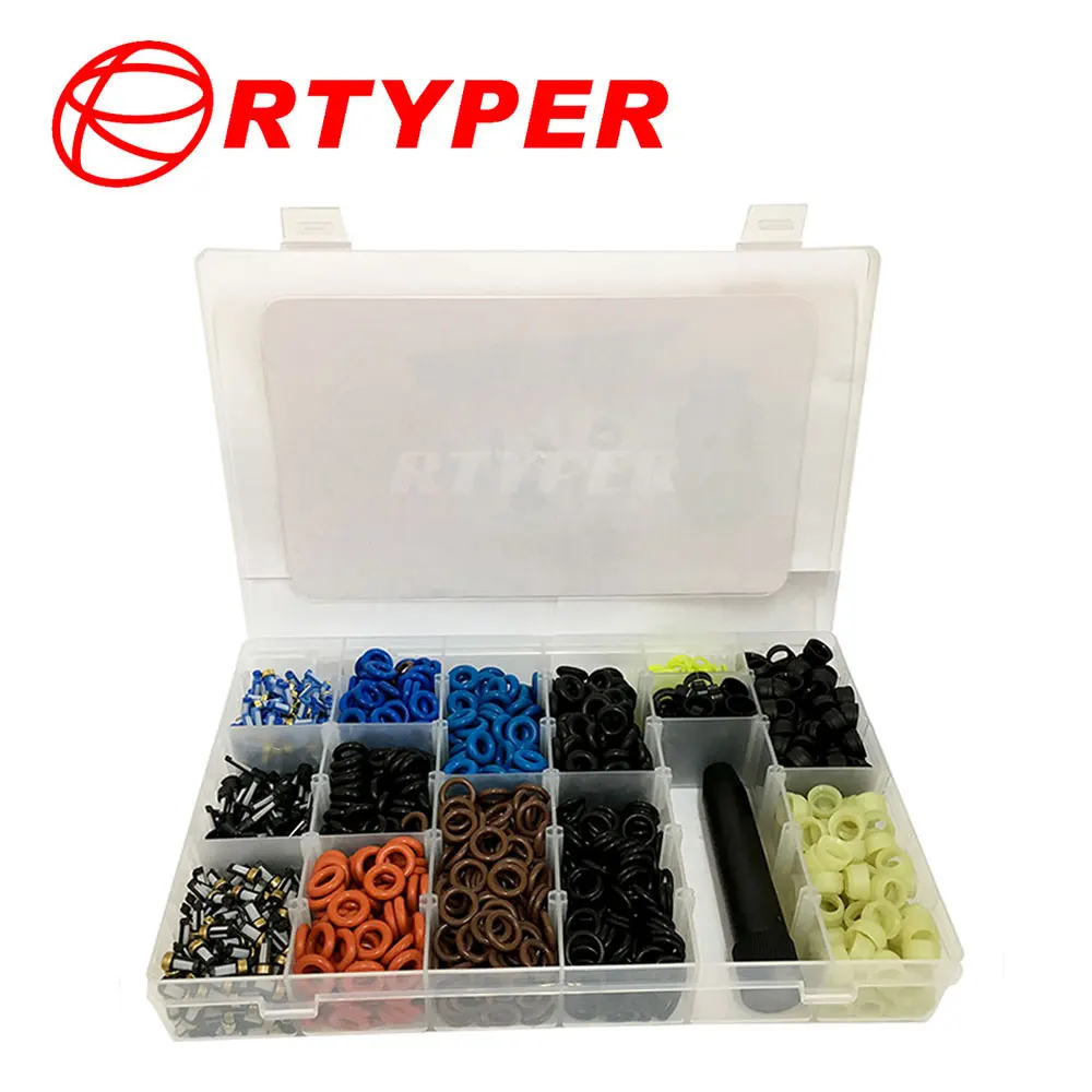 1 Box Fuel Injector Repair Kits Micro Filter Oring Plastic Parts For Universal Delphi топливный инжектор Gmc Astra Fiat Punto |
