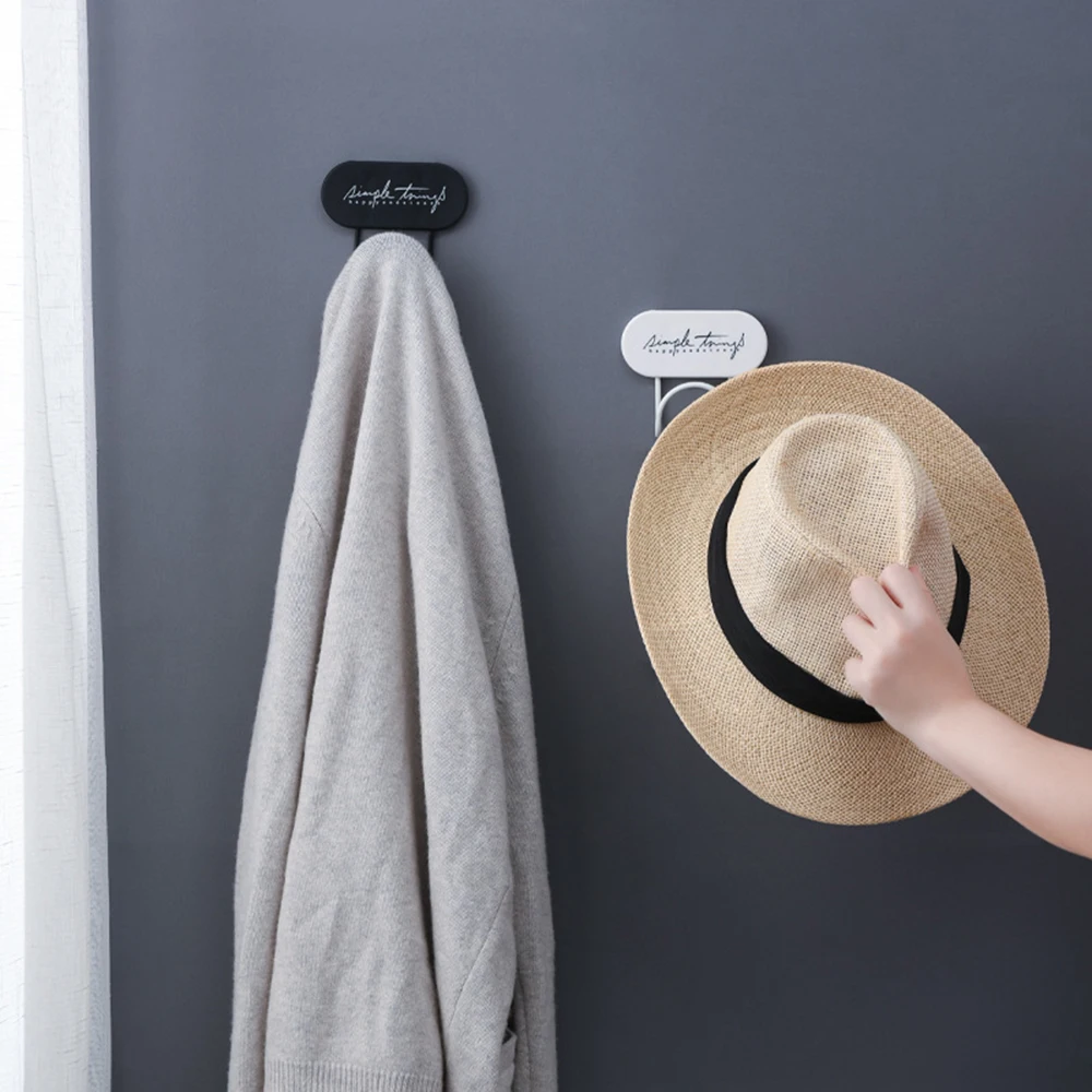 Traceless Door Nail Free Hook Clothes Hangers Wall Mounted Coat Bathroom Storage and Finishing | Дом и сад