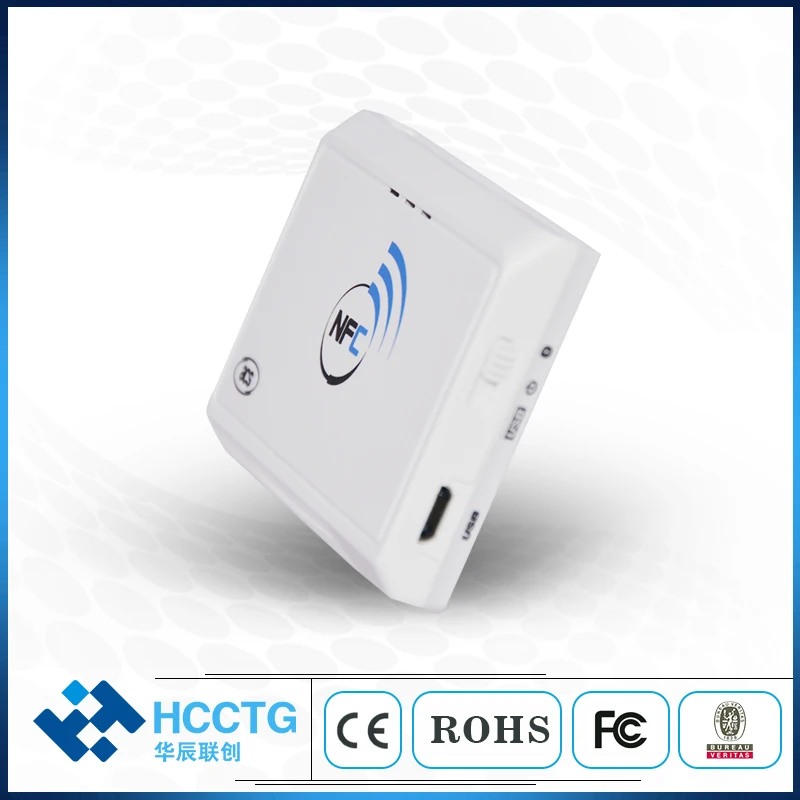 Недорогой портативный Bluetooth NFC-считыватель для смарт-карт чтения и записи ACR1311U-N2 |