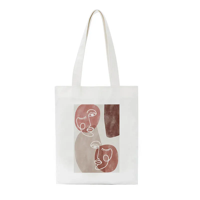 

Abstract Art Pattern Print Shopper Bags Shopping Bag Tote Bag Shoulder Bag Art Harajuku Canvas Bags Large Capacity Handbag