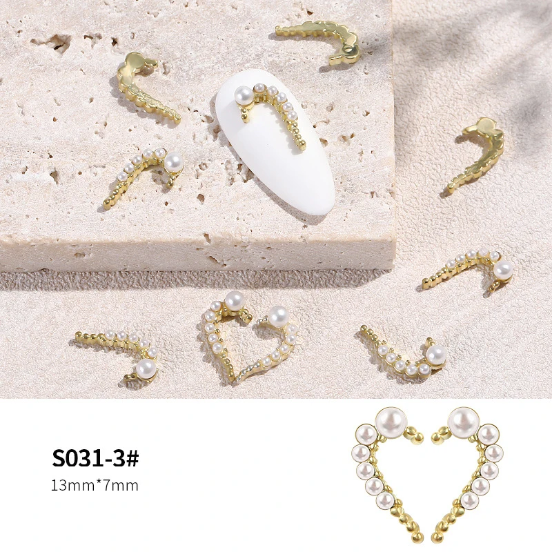 

10 шт., металлические симметричные 3d-подвески для украшений