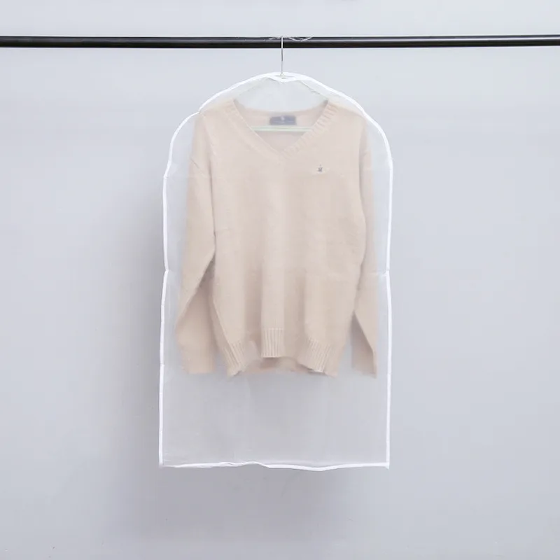 

6 штук одежды защитная крышка, Пылезащитная пальто Чехлы пластиковый чехол для одежды, прозрачный костюм протектор чехол для защиты от пыли