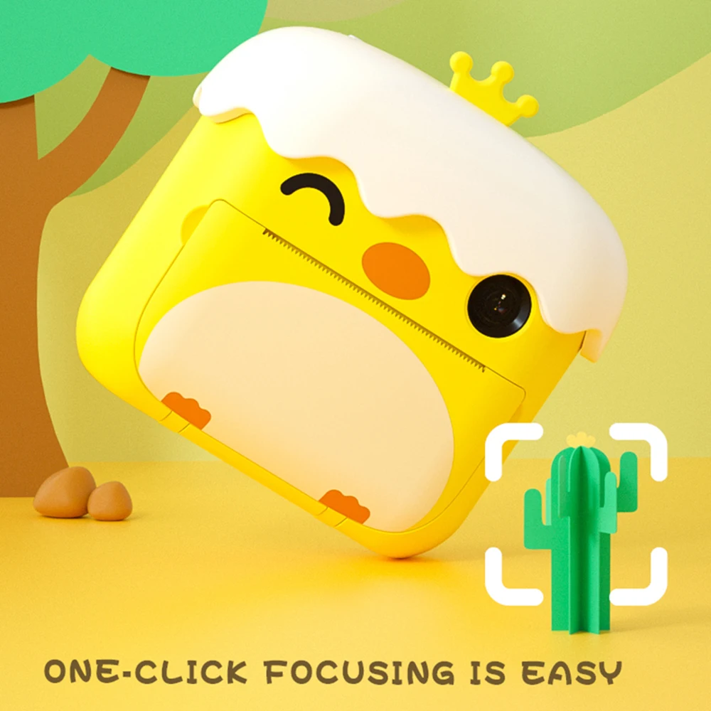 Детская Цифровая видеокамера мгновенная печать камера игрушка для детей