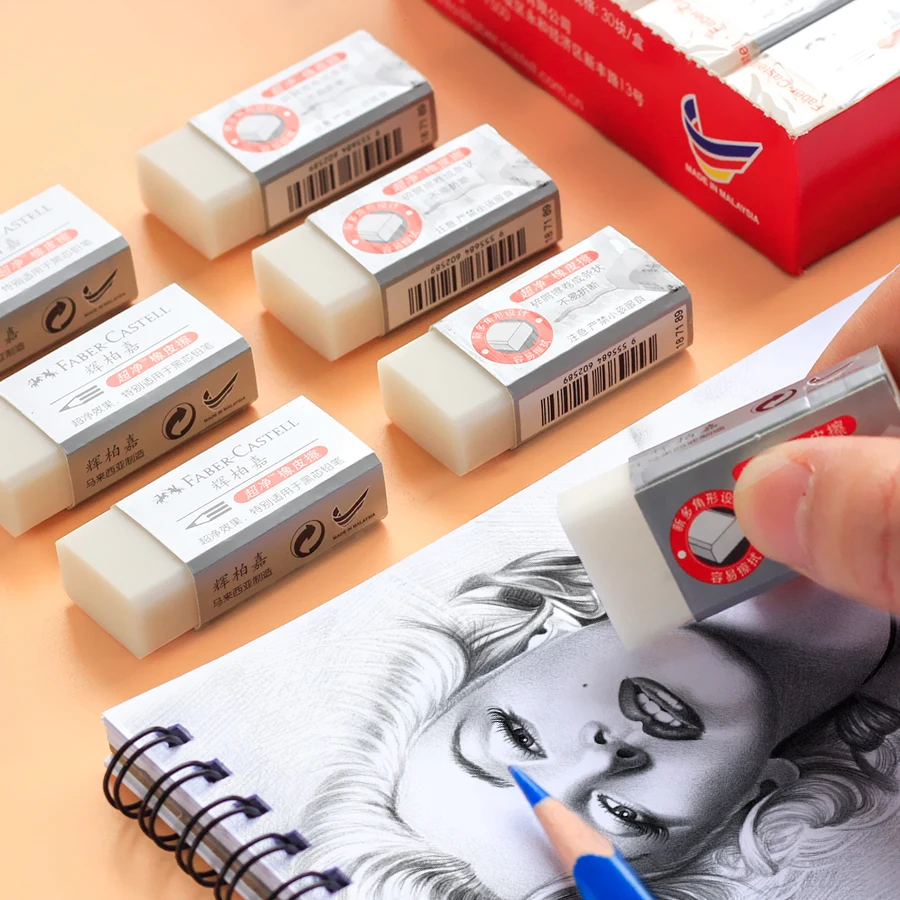 Faber Castell карандаш Ereser резиновый ластик для студентов, офиса, школы, письма, черчения, канцелярские принадлежности