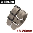 Ремешок нейлоновый для занятий спортом, 18 мм, 19 мм, 20 мм, 21 мм, 22 мм, 23 мм, 24 мм, 26 мм