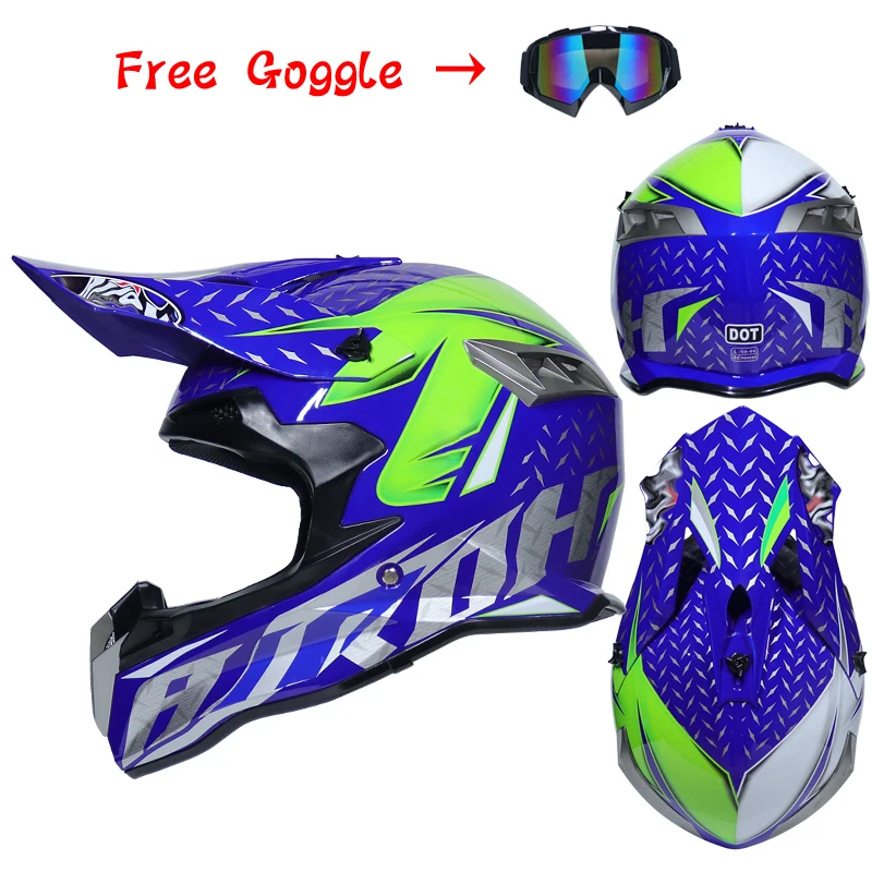 Шлем внедорожный для мотокросса защитный шлем езды на квадроцикле или