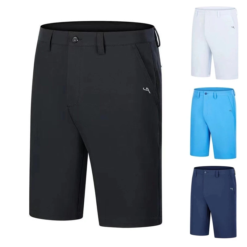 

Мужские летние шорты для гольфа, для спорта и отдыха, тонкие шорты до колен, дышащие, быстросохнущие, не скатываются