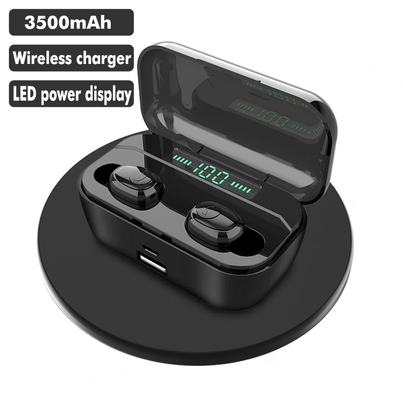 Новые Bluetooth наушники 8D спортивные стереонаушники беспроводная гарнитура мини TWS