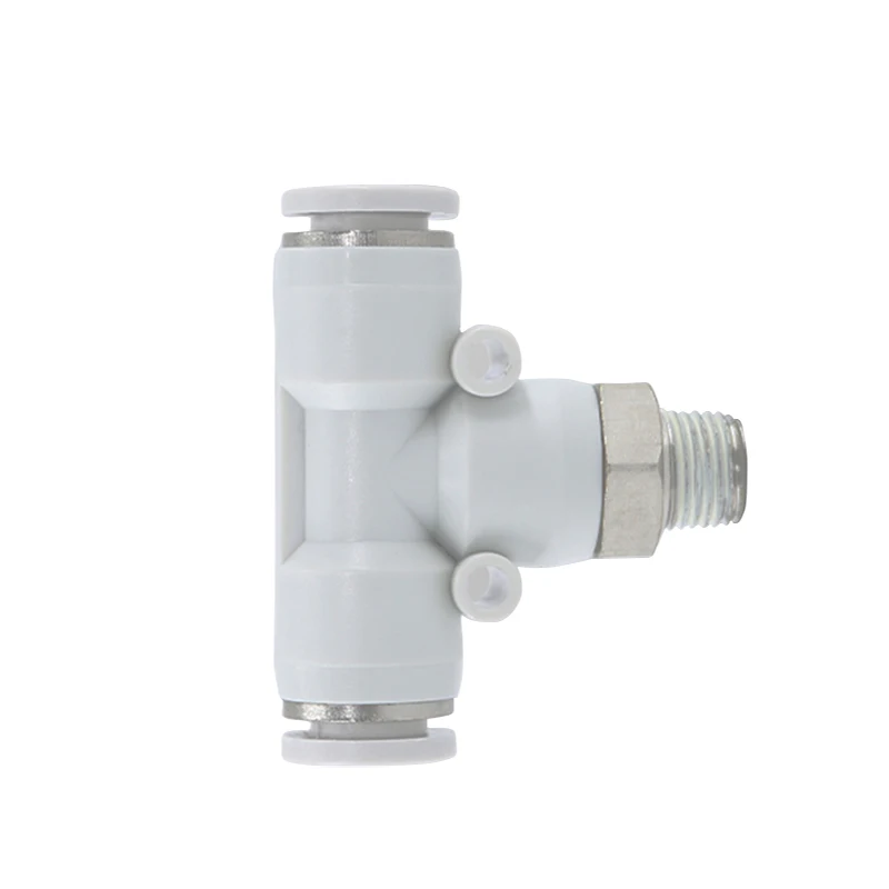 Соединитель Yade пассажирского типа белая Т-образная резьба Т-образные детали