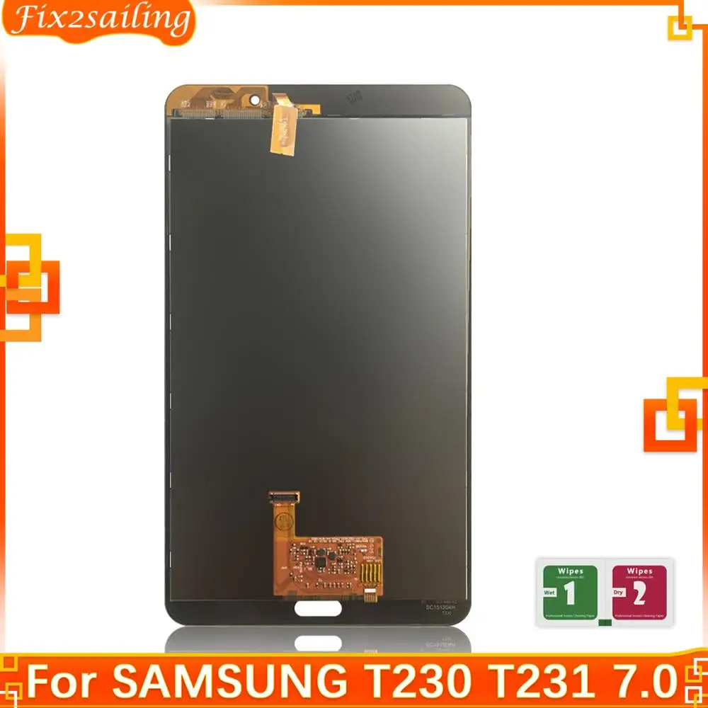 ЖК дисплей с сенсорным экраном и дигитайзером для Samsung GALAXY Tab 4 7 0 T230 T231 Φ T235 сенсоры