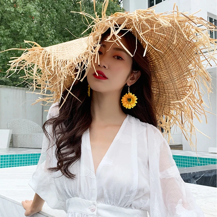 2019 новые корейские Винтажные серьги в форме подсолнечника большие висячие для