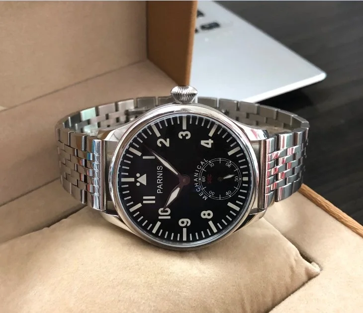 Часы мужские механические 44 мм с черным циферблатом 6498|watch men|watch men watchwatch watch |