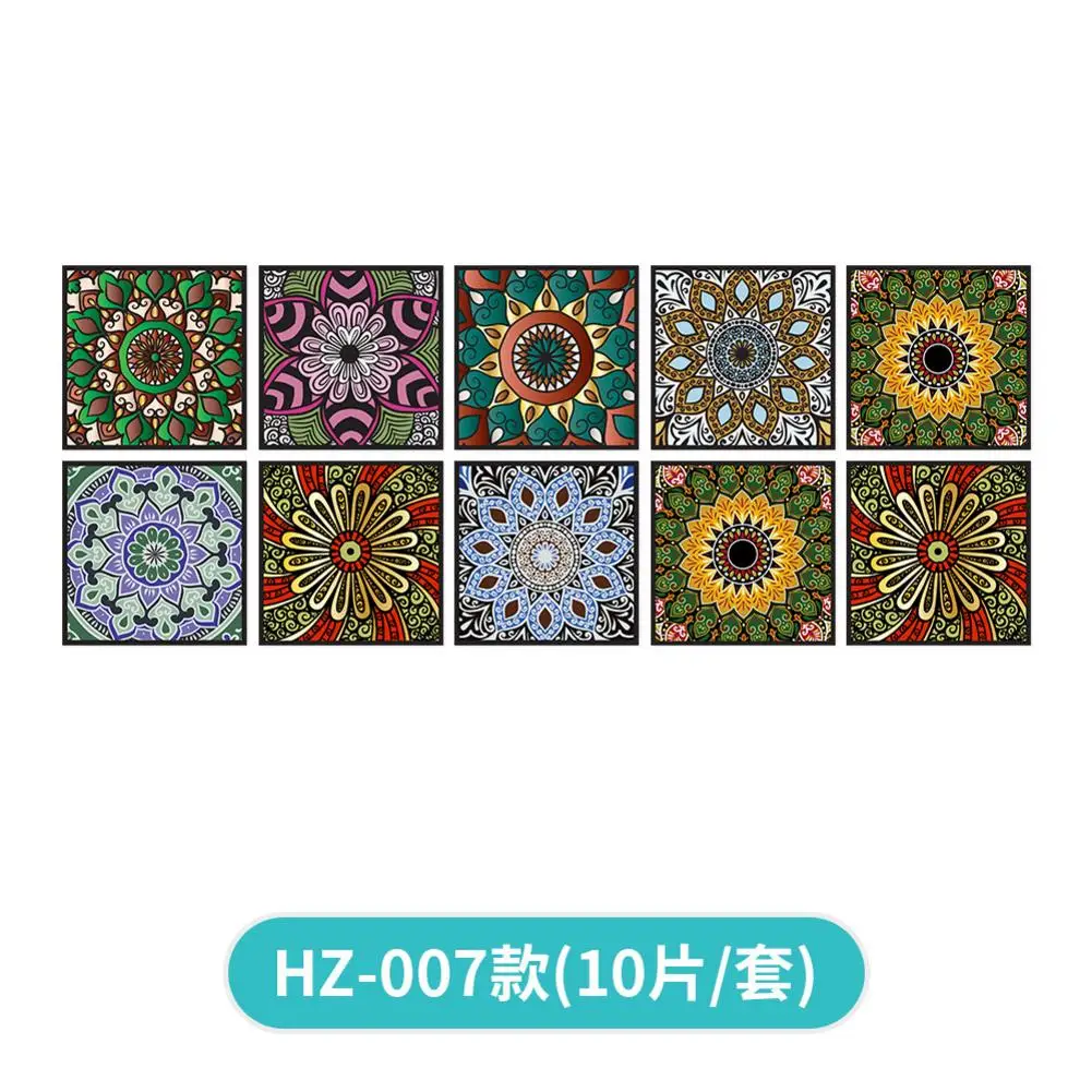 10 шт./компл. 3D визуальная художественная Геометрическая наклейка на плитку s ПВХ