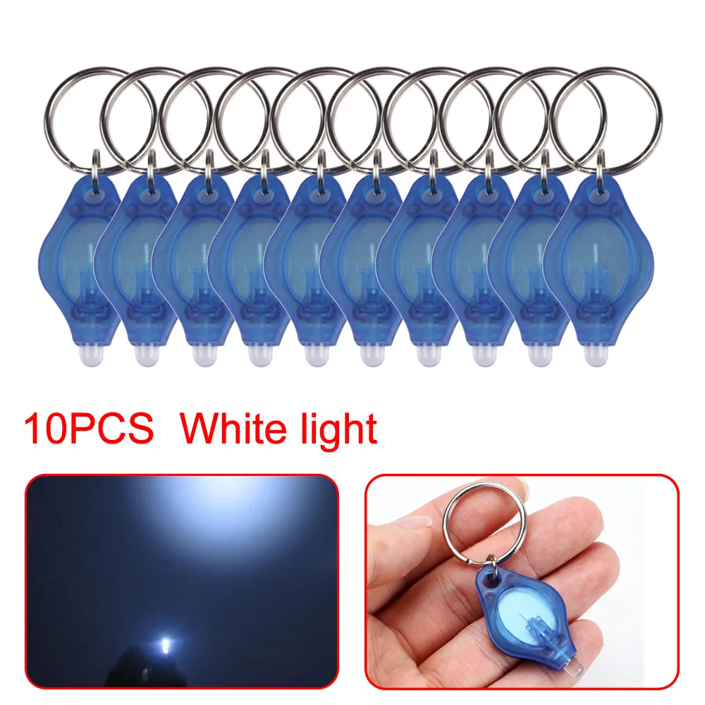 5 шт./10 шт. светодиодный мини брефонарь для ключей|Фонарики и осветительные