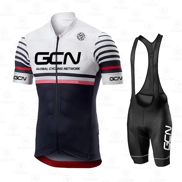 

2021 GCN Team Cycling Jersey Men Cycling Set New Bicycle Racing Suit Breathable Mountain Bike Clothes Sports Cycling Clothing