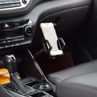 dropshippingcar phone holder universal adjustable angle portable car cup cellphone mount stand cradle for smartphone