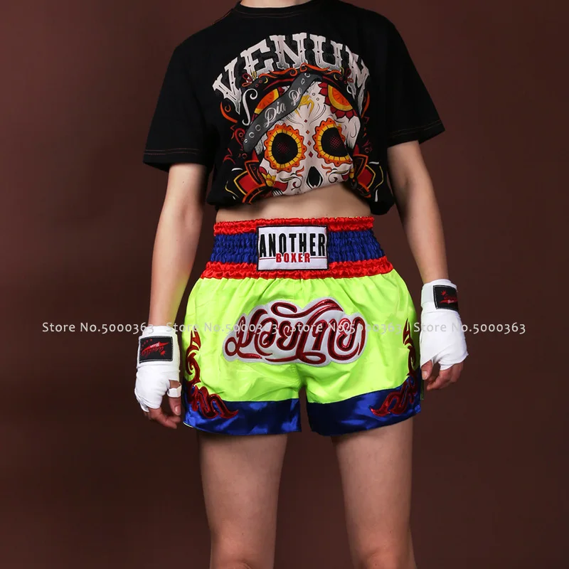 Женские шорты для кикбоксинга мужские ММА детей Муай Тай боев Санда фитнеса Bjj