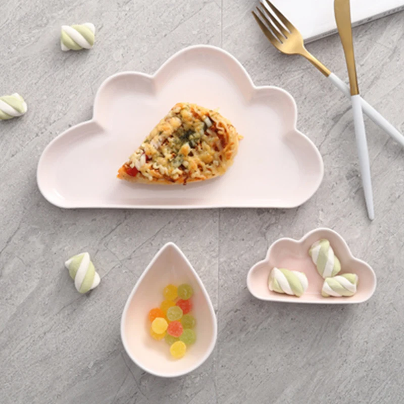 Lekoch 1 шт. креативный набор посуды милая маленькая наклейка мини поднос для фаст